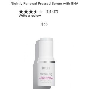 Julep pressed night serum